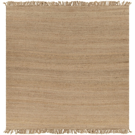 Livabliss Jute JUTE NATURAL Handmade Area Rug J-8SQ